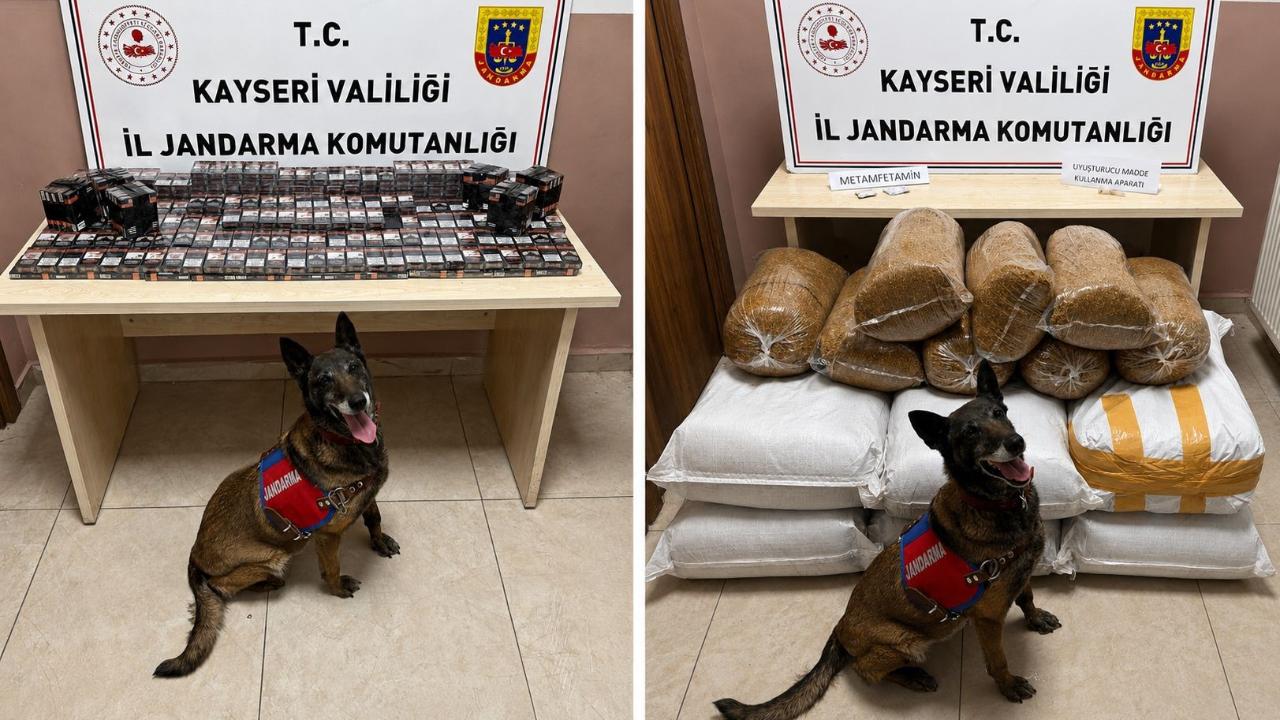 200 kilogram kaçak tütün ele geçirildi