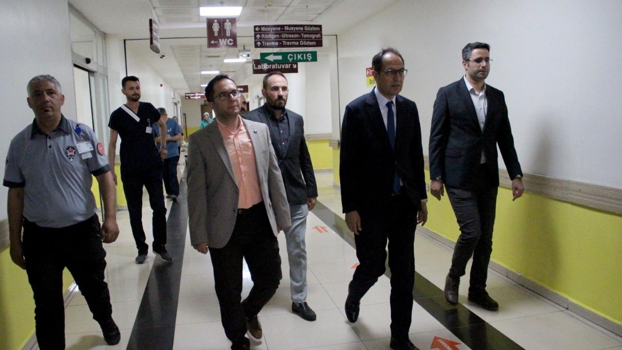 İl Sağlık Müdürü Erşan’dan Kayseri Devlet Hastanesi’nde inceleme
