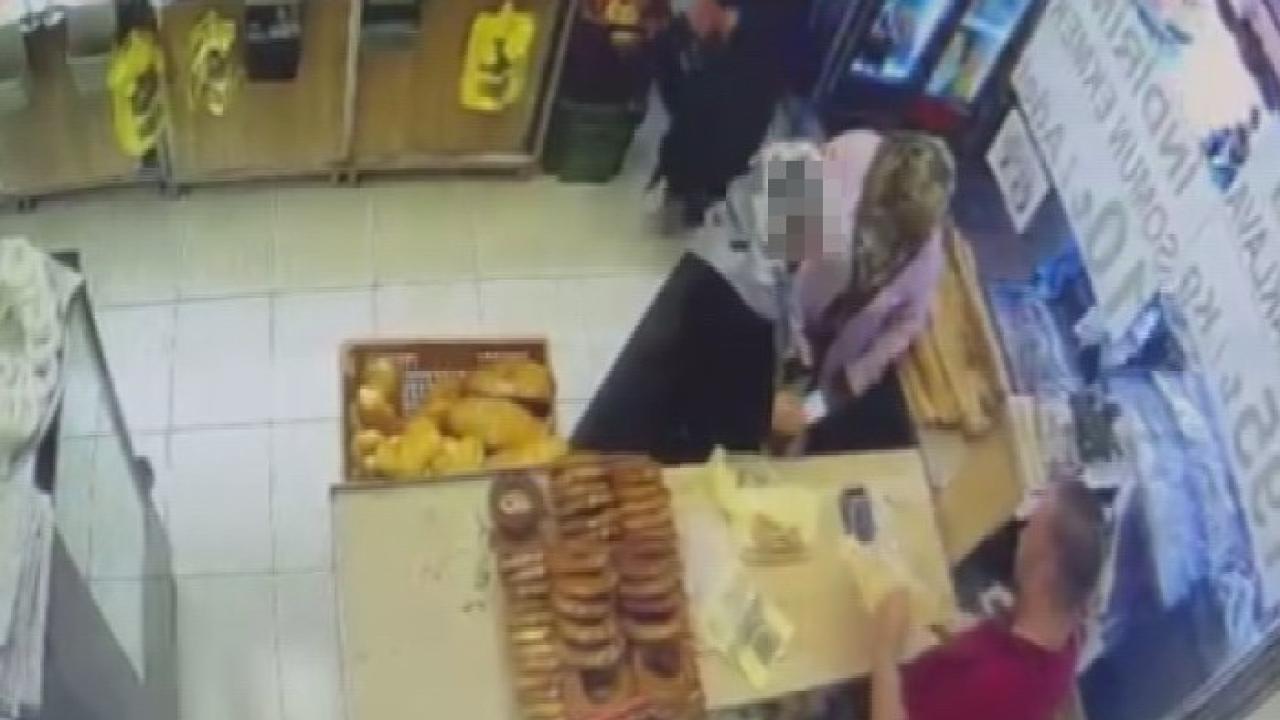 Kaşla göz arasında çaldı!