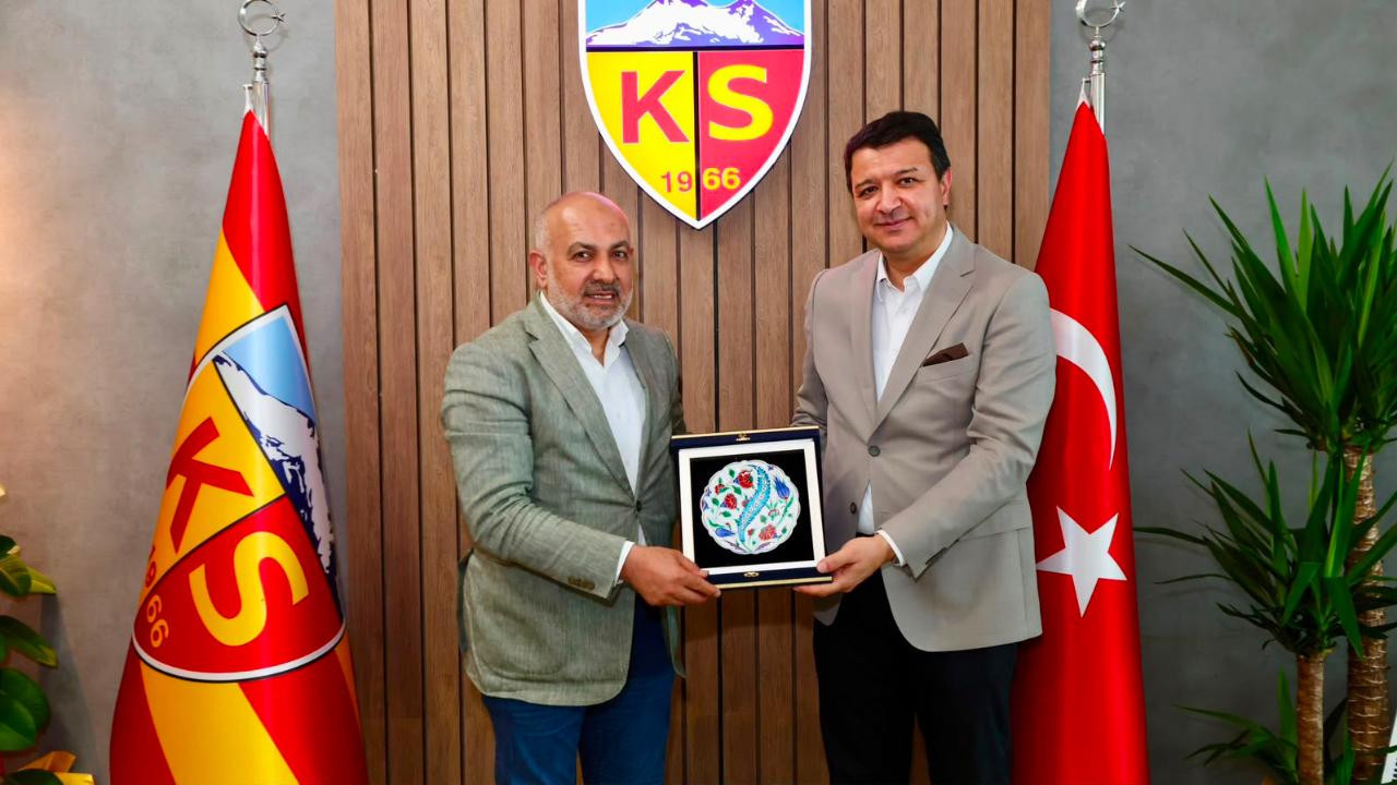 Mahmut Arıkan'dan Kayserispor yönetimine hayırlı olsun ziyareti