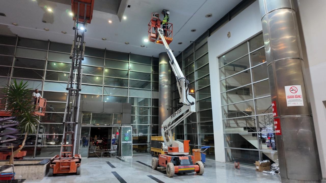 Şehir Terminalinde yenileme çalışmaları başladı