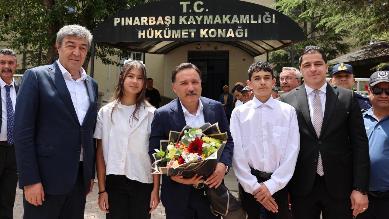Vali Çiçek Pınarbaşı ilçesindeki yatırımları yerinde inceledi