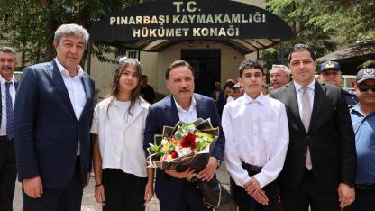 Vali Çiçek Pınarbaşı ilçesindeki yatırımları yerinde inceledi